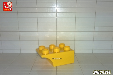 Кубик расширительный 2х3 в 2х2 аркой желтый
