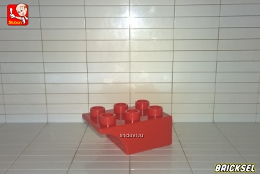 Кубик расширительный 2х3 в 2х2 аркой красный