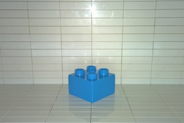 Кубик 2х2 голубой