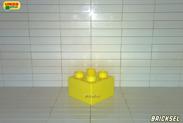 Кубик 2х2 ярко-желтый