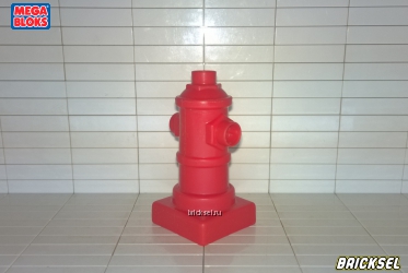 Мега Блокс Пожарный гидрант красный, Оригинал MEGA BLOKS, очень редкий