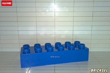 Кубик 2х6 синий