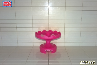 Стол десертный фигурный розовый перламутровый