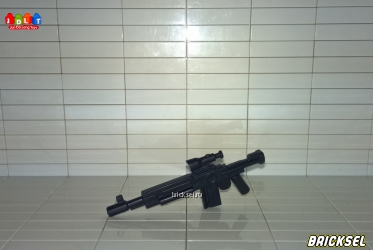 Автоматическая винтовка с оптическим прицелом (малый хват) JDLT черная