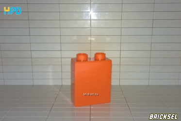 Кубик 1х2х2 оранжевый