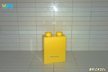 Кубик 1х2х2 желтый