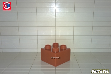 Кубик 2х2 коричневый