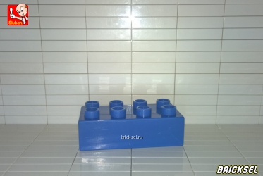 Кубик 2х4 светло-синий