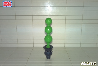 Декоративное дерево зеленое в черном горшке (Мульти-формафактор DUPLO/Мелкое LEGO)