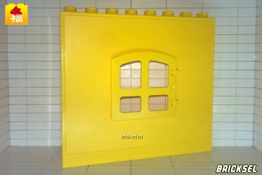 Стена 1х8 с желтым окном желтая