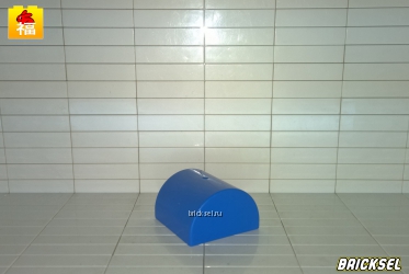 Кубик полкруга 2х2 синий