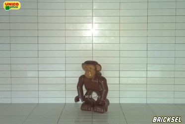Юнико Шимпанзе коричневый, Оригинал UNICO, очень редкий