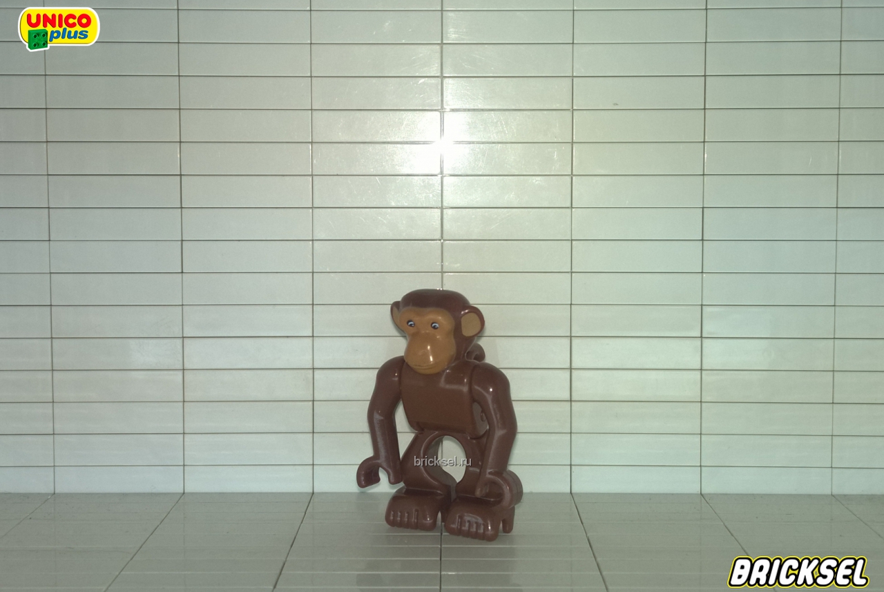 Юнико Шимпанзе коричневый, Оригинал UNICO, очень редкий