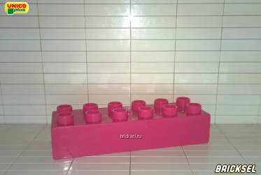 Юнико Кубик 2х6 розовый, Оригинал UNICO