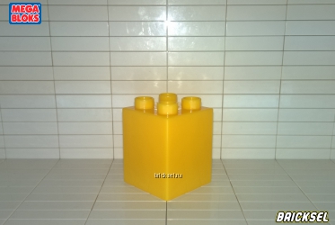Кубик 2х2х2 темно-желтый