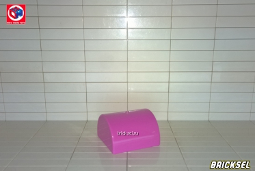 Кубик полукруг 2х2 розовый