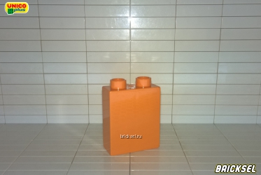 Юнико Кубик 1х2х2 светло-оранжевый, Оригинал UNICO