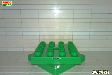 Юнико Поворотная пластина 4х4 зеленая, Оригинал UNICO, очень редкая