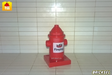 Пожарный гидрант, красный