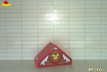 Кубик конек крыши летнего домика Микки красный