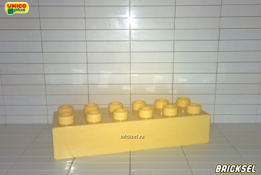 Юнико Кубик 2х6 светло-желтый, Оригинал UNICO