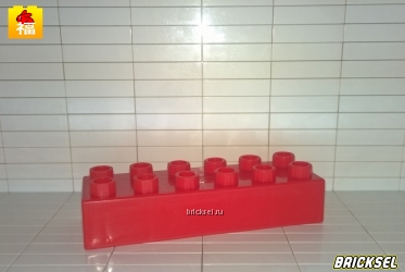 Кубик 2х6 красный