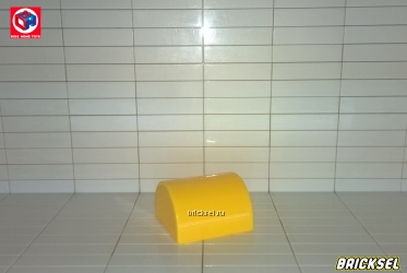 Кубик полукруг 2х2 желтый