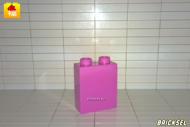 Кубик 1х2х2 розовый