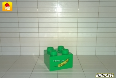 Кубик 2х2 зеленый 
