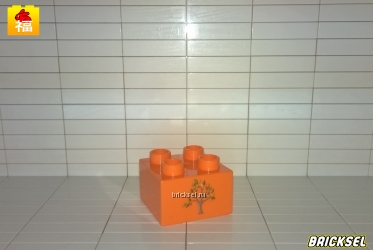 Кубик 2х2 оранжевый 