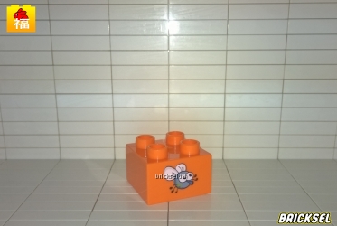 Кубик 2х2 "муха" оранжевый