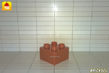Кубик 2х2 коричневый