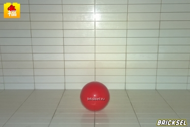Мячик, шар для трека красный