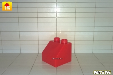 Кубик скос 2х2 красный