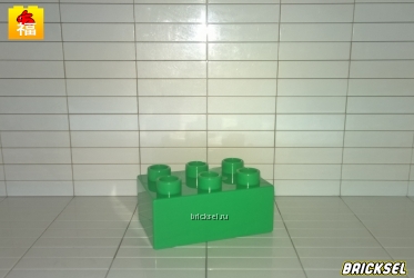 Кубик 2х3 зеленый
