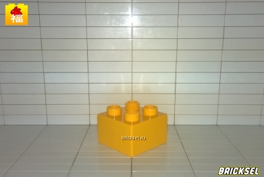 Кубик 2х2 темно-желтый