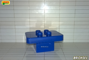 Юнико Стол прямоугольный со съемной крышкой синий, Оригинал UNICO, не частый