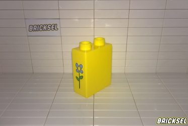 Кубик 1х2х2 желтый 