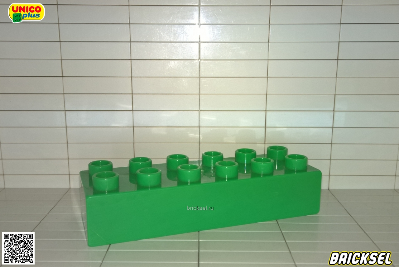 Юнико Кубик 2х6 зеленый, Оригинал UNICO
