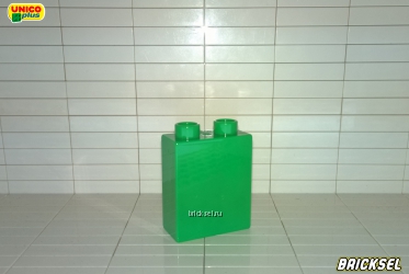 Юнико Кубик 1х2х2 зеленый, Оригинал UNICO, частый