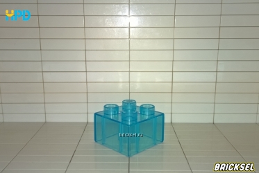 Кубик 2х2 прозрачно-голубой