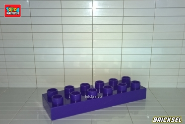 Пластинка 2х6 фиолетовая