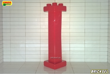 Юнико Стойка-колонна большая 2х2 красная, Оригинал UNICO, редкий