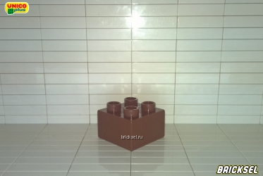 Юнико Кубик 2х2 темно-коричневый, Оригинал UNICO, частый